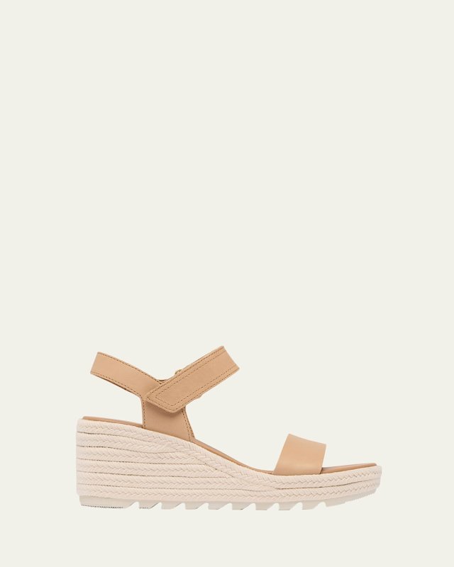 Cameron Leather Grip Espadrille Sandals